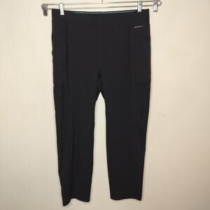 Eddie Bauer Pants Pull On Black Outdoors Hiking Casual